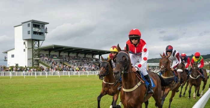Ffos Las Racecourse race in action