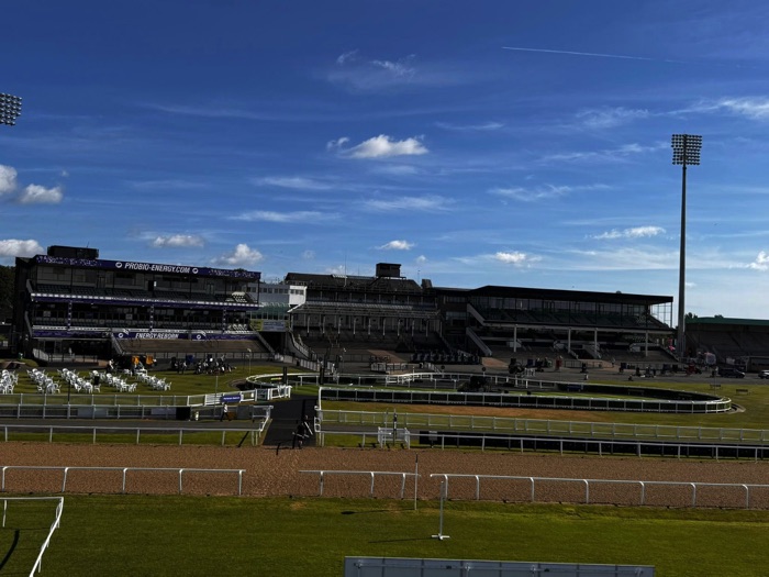 Newcastle Racecourse track and grandstands