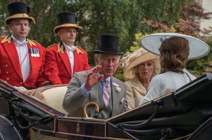 King Charles Arrives at Royal Ascot