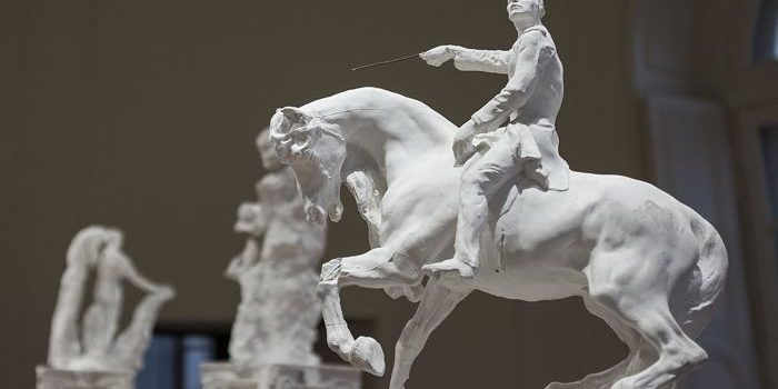 auguste rodin horse sculpture