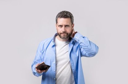 Man Holding Wallet
