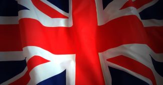 British Flag in Wind