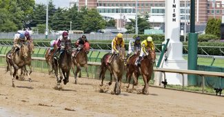 Churchill Downs Mid Race