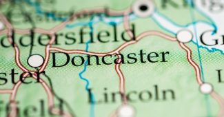 Doncaster on Road Map