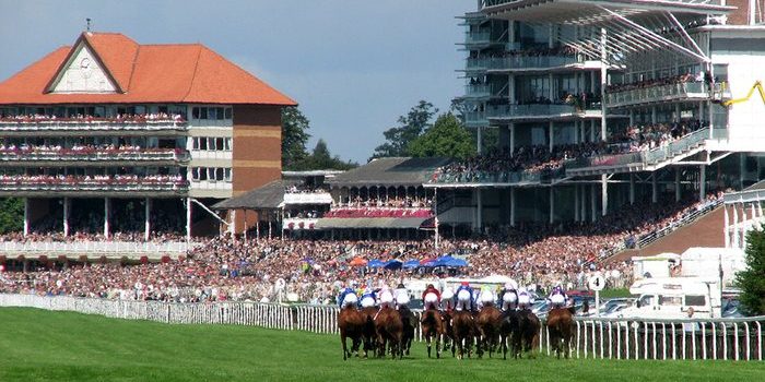 York Race in Front of Grandstands