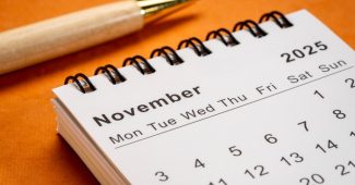 November 2025 Calendar with Pen