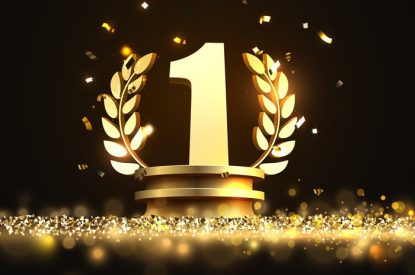 Number 1 Gold Wreath Award