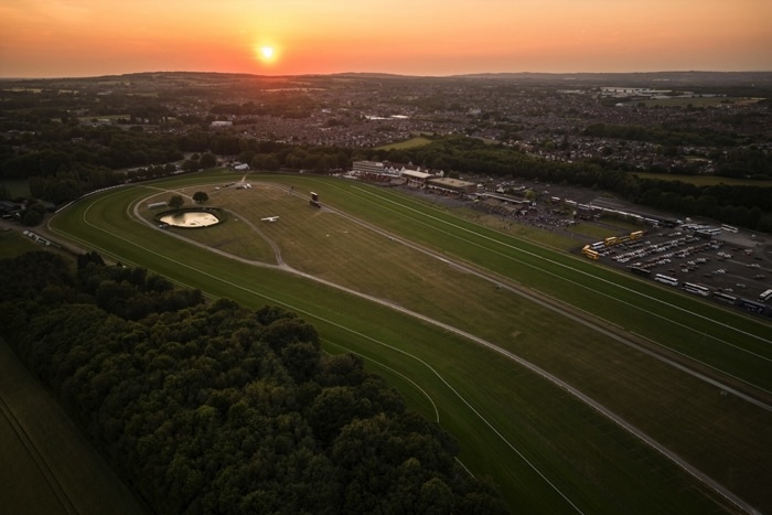 Haydock Racecourse aerial