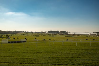 Cheltenham Racecourse on Sunny Day