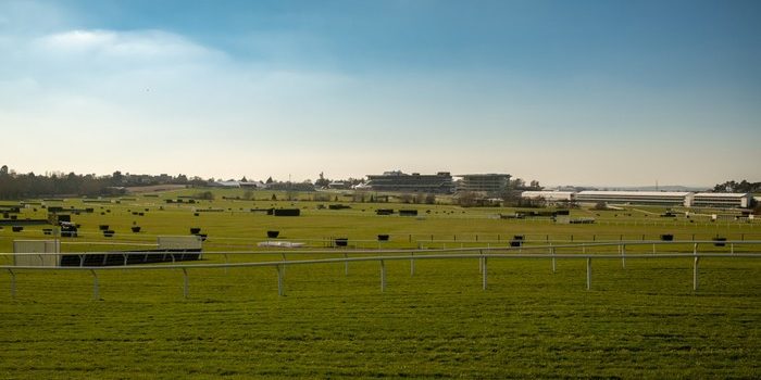 Cheltenham Racecourse on Sunny Day